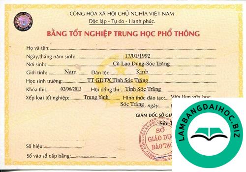 Làm bằng cấp 3 giá 1 - 2 triệu: Lợi ích và quy trình